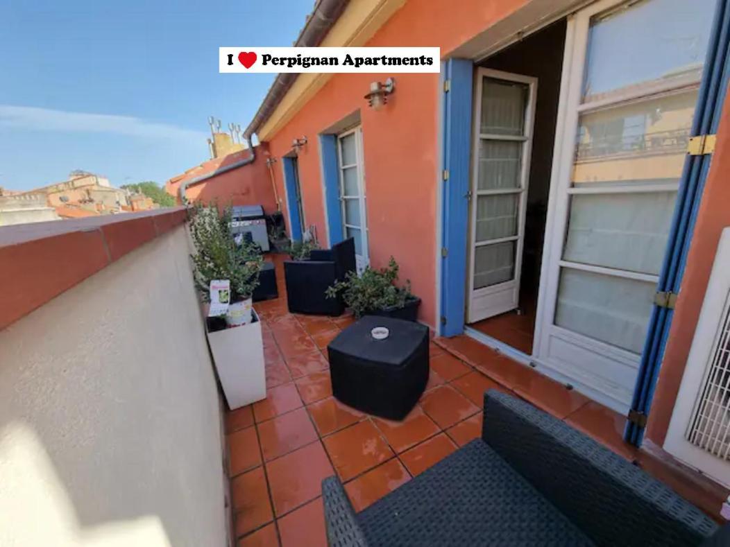 I Love Perpignan Duplex Terrasse Exteriér fotografie